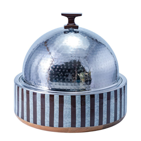 BOL 5000ML MARRON GRIS L'Atelier de Dadi - vaisselle de luxe - Dakar - Senegal