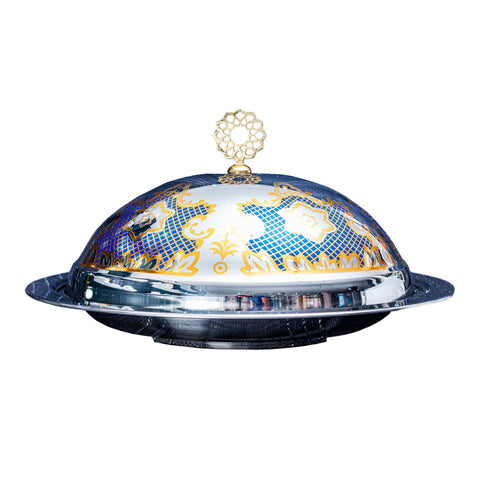 BOL INOX 52,5cm ARGENTE DORE - L'Atelier de Dadi - vaisselle de luxe - Dakar - Senegal