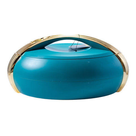 BOL ISO OVAL VERT DORE GM L'Atelier de Dadi - vaisselle de luxe - Dakar - Senegal