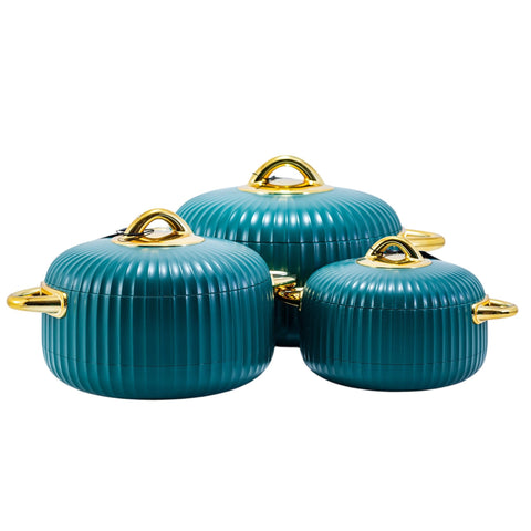 BOL ISO TRIO VERT DORE 1L-2L-3.5L - L'Atelier de Dadi - vaisselle de luxe - Dakar - Senegal