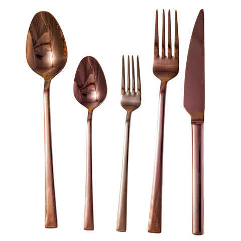 COUVERT 37 PCS CHROME L'Atelier de Dadi - vaisselle de luxe - Dakar - Senegal