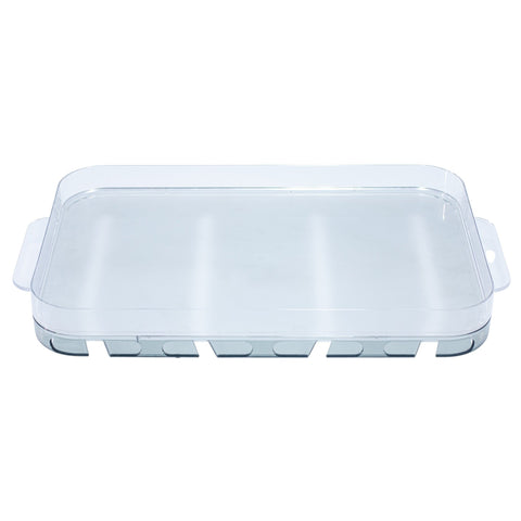 PLATEAU DE SERVICE PLEXI DOUBLE COMPARTIMENTS - 1CPTM POUR VERRES A PIEDS - L'Atelier de Dadi - vaisselle de luxe - Dakar - Senegal