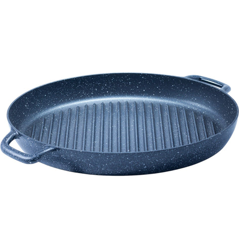 POELE NOIR OVALE AVEC DEUX POIGNETS 35 X 25 CM L'Atelier de Dadi - vaisselle de luxe - Dakar - Senegal