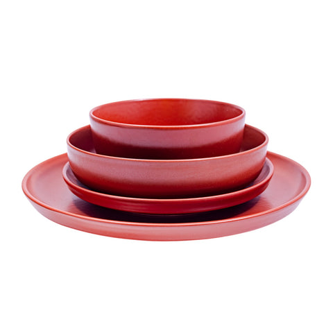 SERVICE 24 PCS MARRON CERAMIQUE L'Atelier de Dadi - vaisselle de luxe - Dakar - Senegal