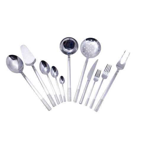 SERVICE COUVERT ARGENTE 77 PCS L'Atelier de Dadi - vaisselle de luxe - Dakar - Senegal