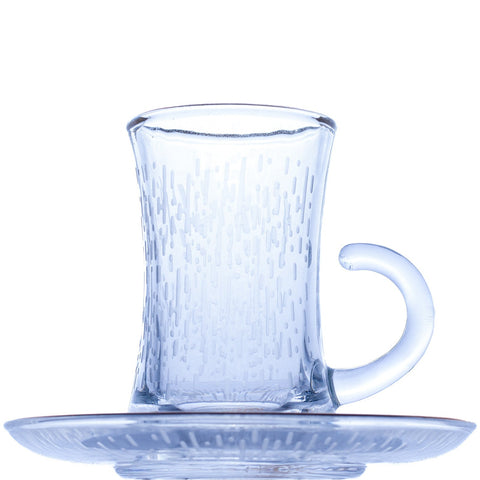 TASSE À THÉ TRANSPARENT - L'Atelier de Dadi - vaisselle de luxe - Dakar - Senegal