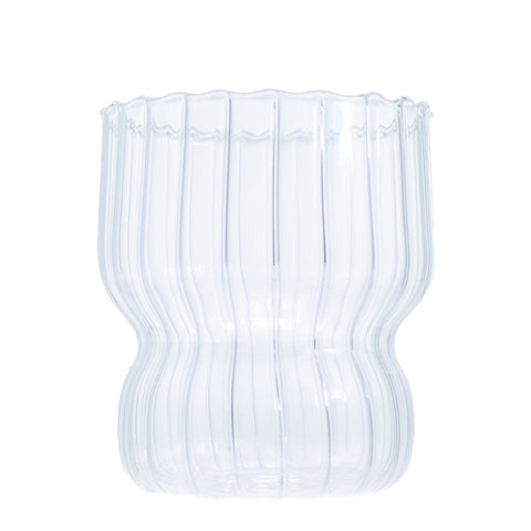 VERRE A BOISSON MORTIER TRANSPARENT - L'Atelier de Dadi - vaisselle de luxe - Dakar - Senegal